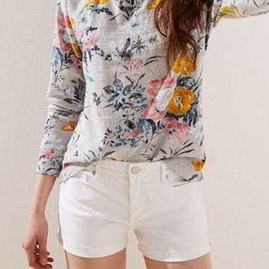 NWT LOFT Denim Roll Shorts